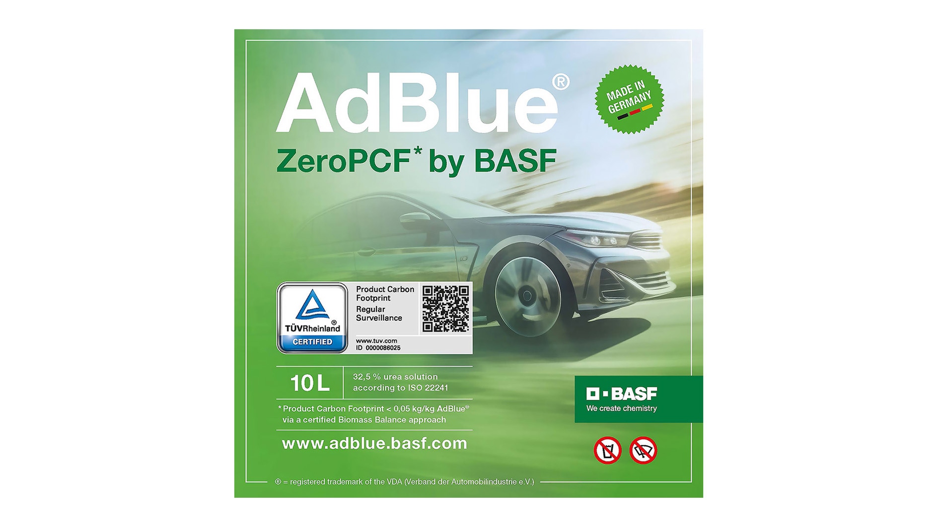 AdBlue ZeroPCF by BASF wird als erstes AdBlue-Produkt mit reduziertem  CO2-Fuabdruck in den Markt eingefhrt
