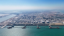 Aerial view of the Verbund site in Zhanjiang.