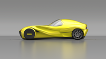 AUVOT Sportif virtual car shape in Gagnamagnid Gold