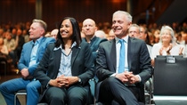 Dr. Mary Kurian (Member of the Board of Executive Directors of BASF SE upon the conclusion of Annual Shareholders’ Meeting 2026) and Dr. Livio Tedeschi (Member of the Board of Executive Directors of BASF SE upon the conclusion of Annual Shareholders’ Meeting 2026)
Photo: BASF SE