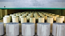 Die Katalysatoren verlassen nach dem Brennvorgang den Ofen. Dabei wird die Beschichtung, die zum Teil aus Edelmetallen besteht, auf dem Träger getrocknet. In dem Nienburger Werk werden Abgaskatalysatoren für benzin- und dieselbetriebene Fahrzeuge wie Pkws, Lkws, Busse, Bau- und Geländefahrzeuge oder Motorräder produziert.
Abdruck honorarfrei. Copyright by BASF.
The catalysts leave the oven right after the drying process. During this production stage, the slurry, which contains precious metals amongst other ingredients, is dried onto the substrate. At the Nienburg site emissions control catalysts for gasoline- and diesel-powered cars, trucks, buses, motorcycles, construction equipment and other vehicles are produced.
Print free of charge. Copyright by BASF. Die Katalysatoren verlassen nach dem Brennvorgang den Ofen. Dabei wird die Beschichtung, die zum Teil aus Edelmetallen besteht, auf dem Träger getrocknet. In dem Nienburger Werk werden Abgaskatalysatoren für benzin- und dieselbetriebene Fahrzeuge wie Pkws, Lkws, Busse, Bau- und Geländefahrzeuge oder Motorräder produziert.
Abdruck honorarfrei. Copyright by BASF.
The catalysts leave the oven right after the drying process. During this production stage, the slurry, which contains precious metals amongst other ingredients, is dried onto the substrate. At the Nienburg site emissions control catalysts for gasoline- and diesel-powered cars, trucks, buses, motorcycles, construction equipment and other vehicles are produced.
Print free of charge. Copyright by BASF.