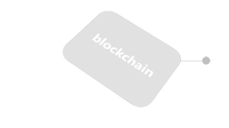 blockchain text with light grey background 