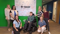 BASF Canada employees partner with Holland Bloorview Kids Rehabilitation Hospital to offer students with disabilities the opportunity to intern at their head office. BASF Canada employees partner with Holland Bloorview Kids Rehabilitation Hospital to offer students with disabilities the opportunity to intern at their head office.