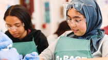 Two girls participating in Kids' Lab at Hillside Innovation Academy.jpg