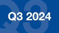 Graphically designed lettering motif Q3 2024