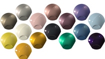 Domes representing the BASF Automotive  Color Trends 2022 NEW ARRAY