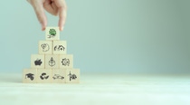 Ethical and sustainable investing concept. Aim to have a positive impact on the world while also making a profit. Socially responsible investing, ESG factors, impact investing, sustainable investing Ethical and sustainable investing concept. Aim to have a positive impact on the world while also making a profit. Socially responsible investing, ESG factors, impact investing, sustainable investing