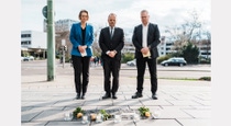 Dr. Felix Klein, Beauftragter der Bundesregierung für jüdisches Leben in Deutschland und den Kampf gegen Antisemitismus, bei seinem Besuch am Standort Ludwigshafen mit Dr. Katja Scharpwinkel, Mitglied des Vorstands, Arbeitsdirektorin und Standortleiterin Ludwigshafen, BASF SE, und Sinischa Horvat, Betriebsratsvorsitzender BASF SE. Dr. Felix Klein, Beauftragter der Bundesregierung für jüdisches Leben in Deutschland und den Kampf gegen Antisemitismus, bei seinem Besuch am Standort Ludwigshafen mit Dr. Katja Scharpwinkel, Mitglied des Vorstands, Arbeitsdirektorin und Standortleiterin Ludwigshafen, BASF SE, und Sinischa Horvat, Betriebsratsvorsitzender BASF SE.