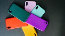 Colorful covers for mobile phones made of TPU Colorful covers for mobile phones made of TPU