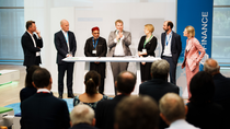 A group of stakeholders together in dialogue.  A group of stakeholders together in dialogue.