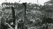 Werksgelände nach der Explosion_1948 Werksgelände nach der Explosion_1948