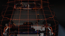 A close-up of the technical interior of a car. A close-up of the technical interior of a car.