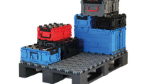 BOOXit-Mehrwegboxen aus Ultramid® B3K: robust, stapelbar und für digitale Logistikprozesse ausgelegt.
Foto: BASF BOOXit-Mehrwegboxen aus Ultramid® B3K: robust, stapelbar und für digitale Logistikprozesse ausgelegt.
Foto: BASF