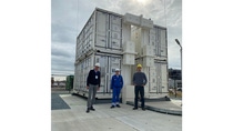 Das gemeinsame Team von BNB und BASF Antwerpen vor dem NAS® System in Antwerpen: Frank Prechtl / BNB, Andreas Wastyn / BASANT, Florian Dötz / BNBDie Abstandsregeln wurden beachtet, eine Mund-Nasen-Maske war nicht erforderlich. Die Nutzung von Sicherheitsbrillen war in diesem Bereich nicht vorgeschrieben. / Joint Team BNB-BASF Antwerp at the NAS® system in Antwerp: Frank Prechtl / BNB, Andreas Wastyn / BASANT, Florian Dötz / BNBSocial distance was respected, so no mouth mask needed. The use of safety glasses was not mandatory where the picture was taken. Das gemeinsame Team von BNB und BASF Antwerpen vor dem NAS® System in Antwerpen: Frank Prechtl / BNB, Andreas Wastyn / BASANT, Florian Dötz / BNBDie Abstandsregeln wurden beachtet, eine Mund-Nasen-Maske war nicht erforderlich. Die Nutzung von Sicherheitsbrillen war in diesem Bereich nicht vorgeschrieben. / Joint Team BNB-BASF Antwerp at the NAS® system in Antwerp: Frank Prechtl / BNB, Andreas Wastyn / BASANT, Florian Dötz / BNBSocial distance was respected, so no mouth mask needed. The use of safety glasses was not mandatory where the picture was taken.
