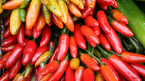 Red and yellow chilli peppers