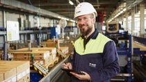 Victor Kaupe, Projektmanager Digitalisierung, Logistik am Standort Münster Victor Kaupe, Projektmanager Digitalisierung, Logistik am Standort Münster