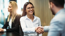 Picture of business people shaking hands