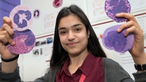 Tara Moghiseh (16), Staatliches Heinrich-Heine-Gymnasium, Kaiserslautern: „CELLnet: Neuronales Netzwerk zur Klassifizierung von Leukozyten für automatisierte Differentialblutbilder in der Leukämiediagnostik“