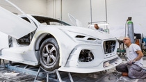 The concept car Hyundai RN30 is being assembled. It combines chemistry-driven key solutions with purposeful aerodynamic design and specialized high-performance technologies. BASF contributes significantly to the concept with lightweight plastics, endless possibilities in design as well as durable and eco-friendly materials. The concept car Hyundai RN30 is being assembled. It combines chemistry-driven key solutions with purposeful aerodynamic design and specialized high-performance technologies. BASF contributes significantly to the concept with lightweight plastics, endless possibilities in design as well as durable and eco-friendly materials.