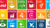 Sustainable Development Goals icons. Framework for sustainable business practices at the economic, social and environmental levels Sustainable Development Goals icons. Framework for sustainable business practices at the economic, social and environmental levels