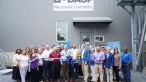 The BASF Refinery Catalysts team celebrates the ribbon cutting of the new R&D Center at the Attapulgus, Georgia, site. Pictured at center is Jan Donath, Vice President, BASF Refinery Catalysts; at left is Mark Herring, Attapulgus Site Director, BASF Refinery Catalysts; at right is Marius Vaarkamp, Global R&D Director, BASF Refinery Catalysts. The BASF Refinery Catalysts team celebrates the ribbon cutting of the new R&D Center at the Attapulgus, Georgia, site. Pictured at center is Jan Donath, Vice President, BASF Refinery Catalysts; at left is Mark Herring, Attapulgus Site Director, BASF Refinery Catalysts; at right is Marius Vaarkamp, Global R&D Director, BASF Refinery Catalysts.