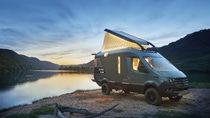 The VisionVenture, co-created by BASF and HYMER, is a near-production glimpse into the future of van life. Using the development expertise of the BASF Creation Center, a new class of van has been created that blazes a trail in lightweight construction, independence, travel experience and design. Photo: Hymer GmbH & Co. KG The VisionVenture, co-created by BASF and HYMER, is a near-production glimpse into the future of van life. Using the development expertise of the BASF Creation Center, a new class of van has been created that blazes a trail in lightweight construction, independence, travel experience and design. Photo: Hymer GmbH & Co. KG