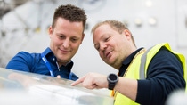 Successful collaboration between BASF and Lufthansa. (Photo: Sonja Brüggemann, Lufthansa Technik AG) Successful collaboration between BASF and Lufthansa. (Photo: Sonja Brüggemann, Lufthansa Technik AG)