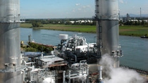 Production factory by the water  Production factory by the water