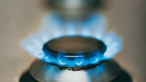 Burner with with blue flame Burner with with blue flame