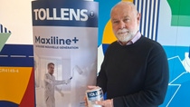 Philippe Hosotte, Chief Innovation & Product Development Officer at Cromology, presents the new Tollens interior wall paint Maxiline+, developed in collaboration with BASF using chemically recycled feedstocks from end of life tires.
Photo: Cromology Philippe Hosotte, Chief Innovation & Product Development Officer at Cromology, presents the new Tollens interior wall paint Maxiline+, developed in collaboration with BASF using chemically recycled feedstocks from end of life tires.
Photo: Cromology