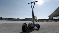 Leichter solarbetriebener Elektroroller gibt nachhaltiger MobilitÃ¤t in der Stadt neue Impulse.

New lightweight and solar powered electric scooter a boost to sustainable urban mobility,Leichter solarbetriebener Elektroroller gibt nachhaltiger Mobilität in der Stadt neue Impulse.

New lightweight and solar powered electric scooter a boost to sustainable urban mobility