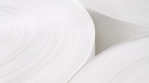 Abstract view of Industrial roll of paper