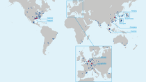 Sites BASF Verbund dans le monde entier Sites BASF Verbund dans le monde entier