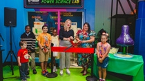BASF opens the Power Science Lab with the help of excited young scientists at the Children’s Museum Houston. 