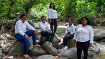 Team shot by a river Team shot by a river