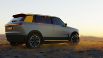 The BASF visual electric concept car. The BASF visual electric concept car.