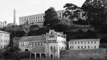 Buildings on Alcatraz island, San Francisco, California