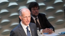 BASF-Vorstandsvorsitzender Dr. Kurt Bock während seiner Rede zur Hauptversammlung.
Dr. Kurt Bock, Chairman of the Board of Executive Directors of BASF SE, speaking to the Annual Shareholdersâ Meeting,BASF-Vorstandsvorsitzender Dr. Kurt Bock während seiner Rede zur Hauptversammlung.
Dr. Kurt Bock, Chairman of the Board of Executive Directors of BASF SE, speaking to the Annual Shareholders’ Meeting BASF-Vorstandsvorsitzender Dr. Kurt Bock während seiner Rede zur Hauptversammlung.
Dr. Kurt Bock, Chairman of the Board of Executive Directors of BASF SE, speaking to the Annual Shareholdersâ Meeting,BASF-Vorstandsvorsitzender Dr. Kurt Bock während seiner Rede zur Hauptversammlung.
Dr. Kurt Bock, Chairman of the Board of Executive Directors of BASF SE, speaking to the Annual Shareholders’ Meeting