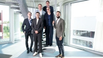 Ein starkes Team – BASF-Experten der Scouting & Academic Collaborations-Einheit aus Dübendorf/Schweiz und Ludwigshafen: Dr. Dominique Moulin, Tim Karwisch, Dr. Olivier Enger, Dr. Carlos Lizandara Pueyo, Dr. Alice Glättli, Dr. Edvin Fako (von links nach rechts).