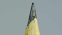 Black pencil tip