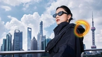Models and Asia skyline