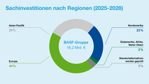 Diagramm: Sachinvestitionen nach Regionen (2023-2027) Diagramm: Sachinvestitionen nach Regionen (2023-2027)