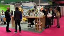 Imagen abierta del stand de la feria Cosmetorium en el que han compartido espacio BASF y BTC
