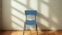 Picture of the blue Future Chair. Picture of the blue Future Chair.