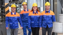 Four BASF professionals for the production of chemical innovations at the Ludwigshafen site 