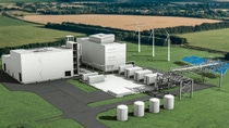 An image of a battery recycling prototype plant. An image of a battery recycling prototype plant.