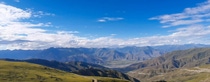 The mountainous landscape and widerness of Tibet.