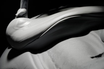 Photo of Cavipor®, a mineral based clay foam, BASF combines traditional materials with modern technology. 