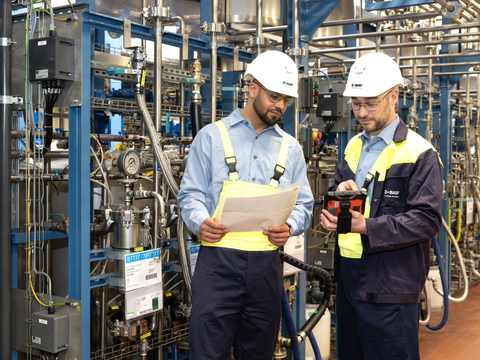 Denny Woller-Völp (links) und Johannes Hey Denny Woller-Völp (links) und Johannes Hey