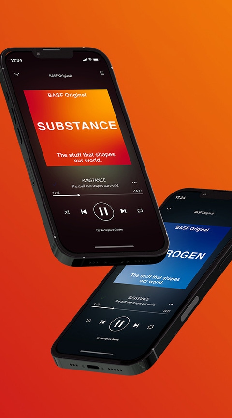 Hören Sie sich den BASF-Podcast „SUBSTANCE“ jetzt auf den gängigen Streaming-Plattformen an.